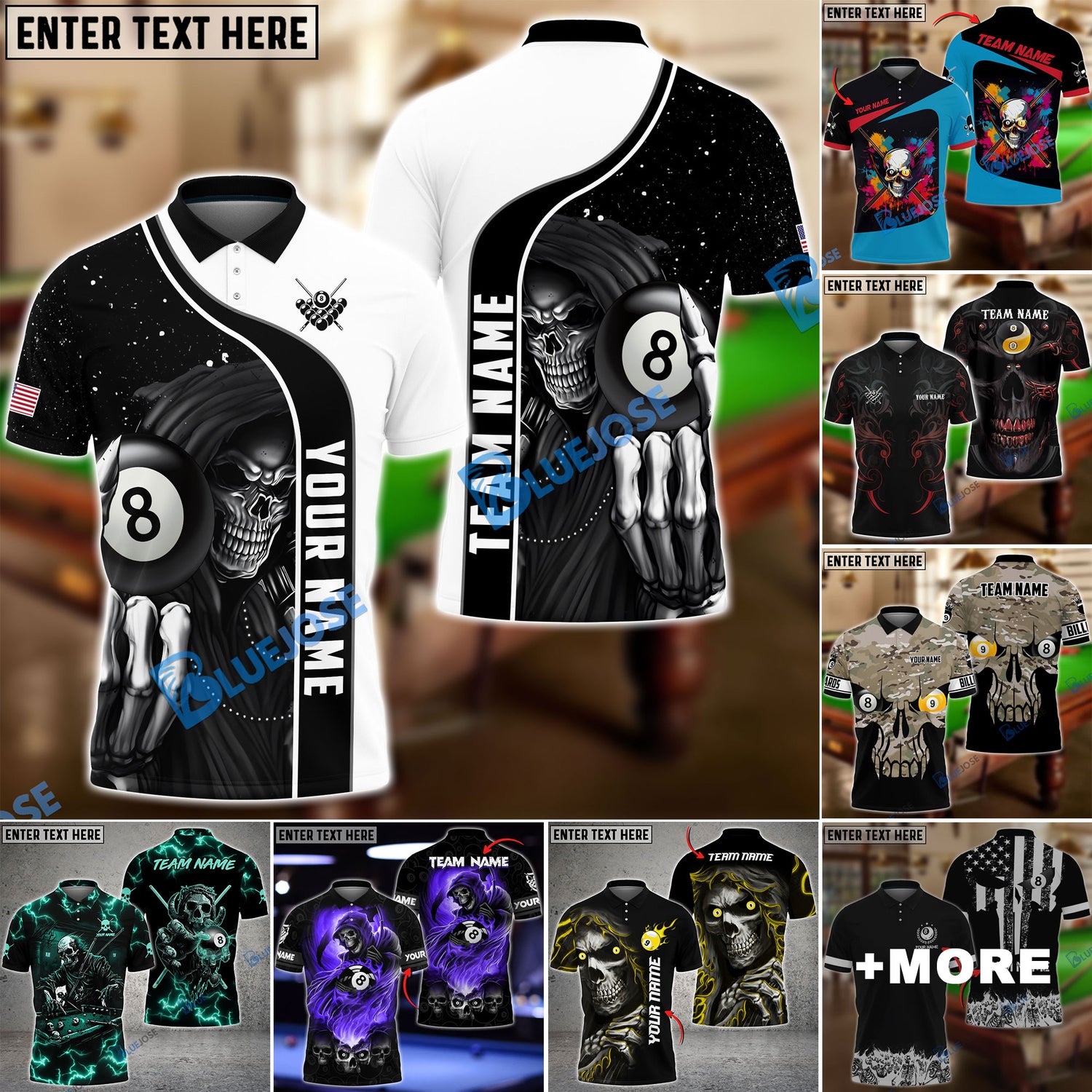 Billiards Skull Collection