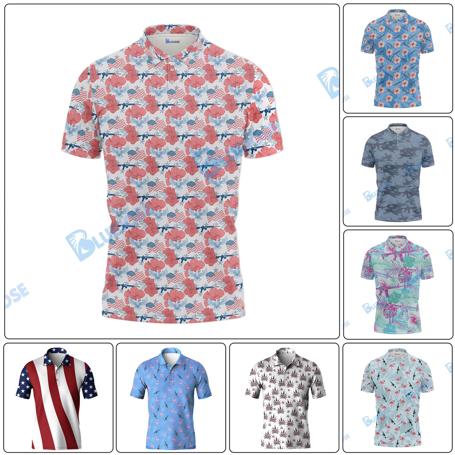 BlueJose Pattern Shirt