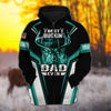 The Premium Dad Deer Hunting Hoodie & Zip Hoodie Multicolor Personalized