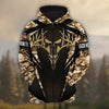 BlueJose Personalized Name The Best Deer Hunting Hoodie & Zip Hoodie Camo Style  Multicolor