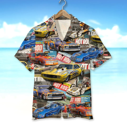 Bluejose Custom Drag Racing Car Photo Shirt, Gift For Racing Lovers