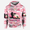 BlueJose Pink Camo, Personalized Hunting All Over Shirt, Personalized 3D Hoodie For Hunting Lover