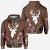 BlueJose Country Girl, Personalized Hunting All Over Shirt, Personalized 3D Hoodie For Hunting Lover