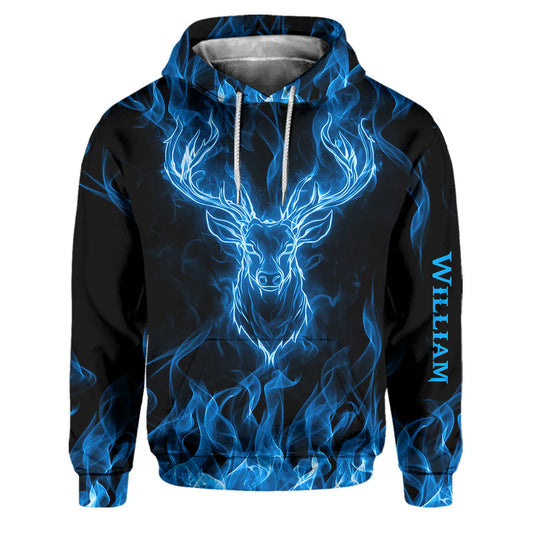 BlueJose Love Hunting, Personalized Hunting All Over Shirt, Personalized 3D Hoodie For Hunting Lover