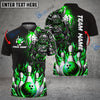 BlueJose Bowling And Pins Flame Samurai Customized Name 3D Shirt ( 6 Colors)