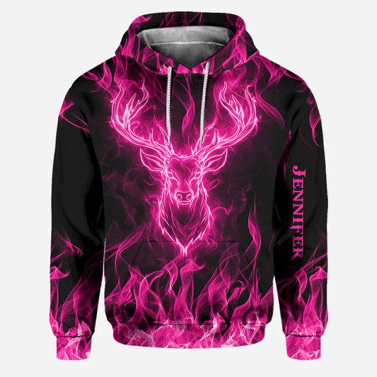 BlueJose Country Girl, Personalized Hunting All Over Shirt, Personalized 3D Hoodie For Hunting Lover