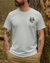 BlueJose The Woods Calm My Mind Personalized Hiking 3D Shirt - Grey