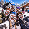 BlueJose Bestie Squad Winter Funny Face Balaclava Face Mask