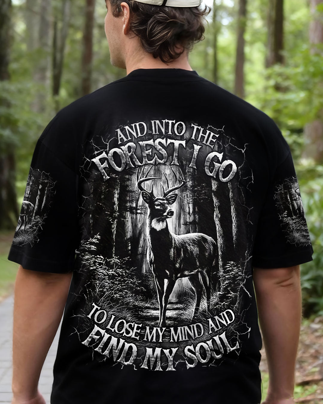 AND INTO THE FOREST I GO DEER ALL OVER PRINT - YHHN0112253