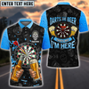 BlueJose Darts & Beer Personalized Name Shirt