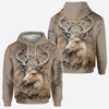 BlueJose Love Hunting, Personalized Hunting All Over Shirt, Personalized 3D Hoodie For Hunting Lover)