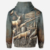 BlueJose Best Hunter Ever, Personalized Hunting All Over Shirt, Personalized 3D Hoodie For Hunting Lover