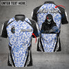 BlueJose Bowling And Pins Reaper Camo Squad Customized Name 3D Shirt (6 Colors)