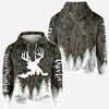 BlueJose Love Hunting, Personalized Hunting All Over Shirt, Personalized 3D Hoodie For Hunting Lover