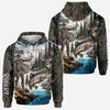 BlueJose Love Hunting, Personalized Hunting All Over Shirt, Personalized 3D Hoodie For Hunting Lover