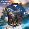 BlueJose Premium Personalised U.S Multiple Service Veteran Polo Shirt
