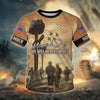 BlueJose Premium Memorial Day We Will Never Forget Polo Shirt