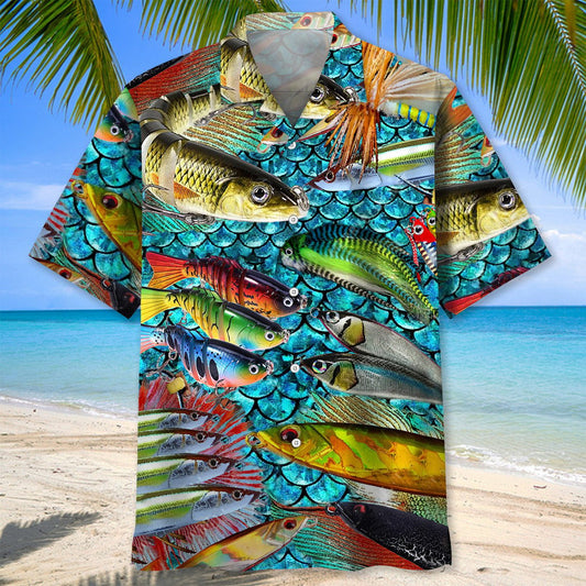 BlueJose Master Baiter Fishing Hawaiian Shirt