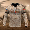 BlueJose Premium U.S Multiple Service Veteran Hoodie