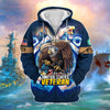 BlueJose Unique All Gave Some US Veteran Zip Hoodie