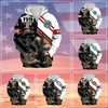 BlueJose Unique Honoring All Who Served US Veteran Zip Hoodie
