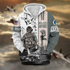BlueJose Premium Honoring All Who Served US Veteran Zip Hoodie