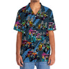 Bluejose Crazy Hot Rod Drag Racing Hawaiian Shirt
