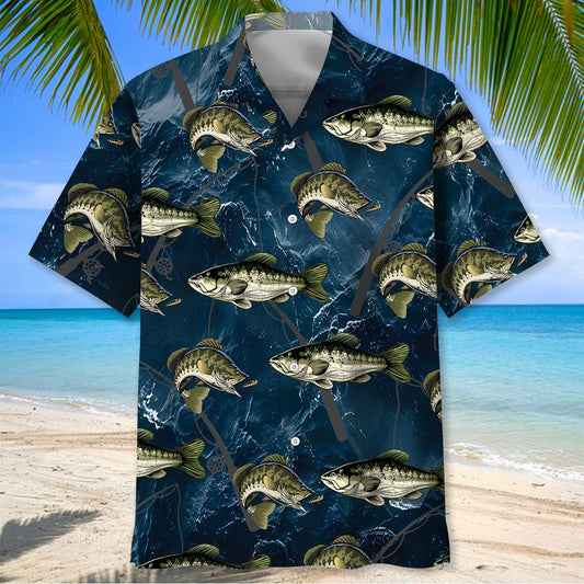 BlueJose Fishing Bait Hawaiian Shirt