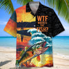 BlueJose Fishing WTF Where's The Fish Hawaiian Shirt