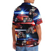 Bluejose Personalized Hot Rod America Patriot Hawaiian Shirt