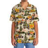 Bluejose Personalized Hot Rod Yellow Desert Hawaiian Shirt