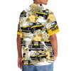 Bluejose Personalized Car Yellow Black Muscle Car Hawaiian Shirt