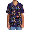 Bluejose 4th Of July Funny Pug Hot Rod Hawaiian Shirt
