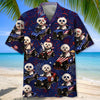 Bluejose 4th Of July Funny Maltese Hot Rod Hawaiian Shirt