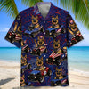Bluejose 4th Of July Funny German Shepherd Hot Rod Hawaiian Shirt