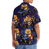 Bluejose 4th Of July Funny Pomeranian Hot Rod Hawaiian Shirt
