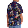 Bluejose 4th Of July Funny Dalmatian Hot Rod Hawaiian Shirt