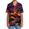 Bluejose Retro Rhythm Classic Car Hawaiian Shirt