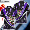 BlueJose  Flaming Magma Darts Personalized Name, Team Name 3D Shirt (4 Colors)