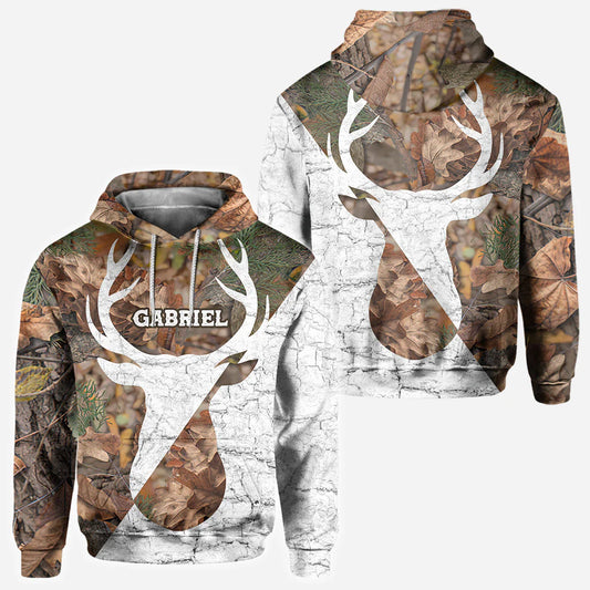 BlueJose Love Hunting, Personalized 3D Hoodie For Hunting Lover