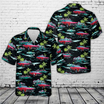 Bluejose Custom Car 1967 Oldsmobile Cutlass 442 Hawaiian Shirt