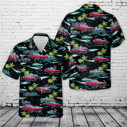 Bluejose Custom Car 1967 Oldsmobile Cutlass 442 Hawaiian Shirt