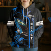 Bluejose Personalized Muscle Car Hoodie – Custom 1970 Plymouth 'Cuda AAR Apparel