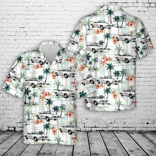 Bluejose Custom Car 1970 Oldsmobile 442 Pace Car Hawaiian Shirt