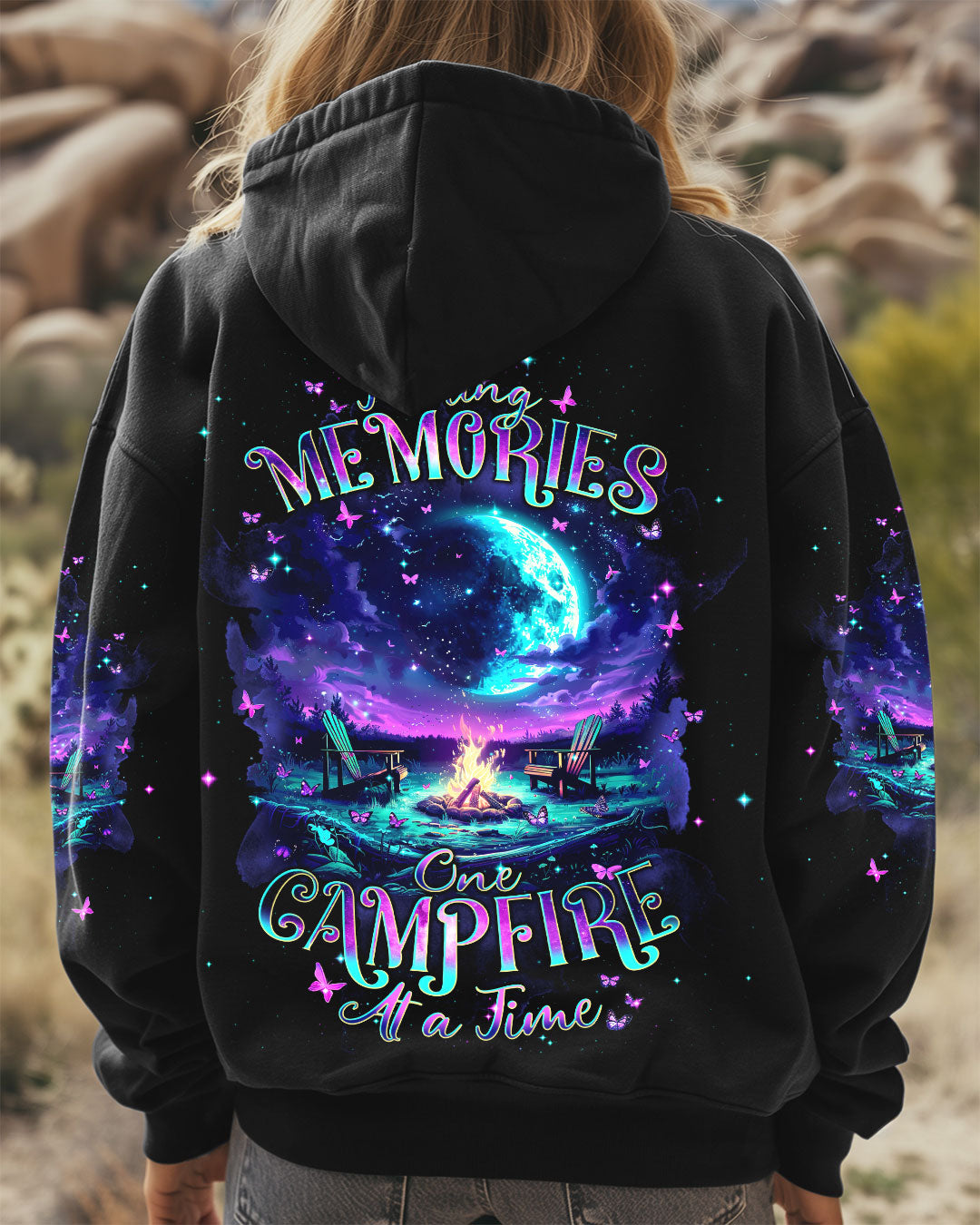 MAKING MEMORIES ONE CAMPFIRE AT A TIME ALL OVER PRINT - TLNT0709245