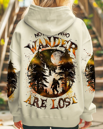 NOT ALL WHO WANDER ARE LOST BIGFOOT MOON ALL OVER PRINT - TLTR0611241