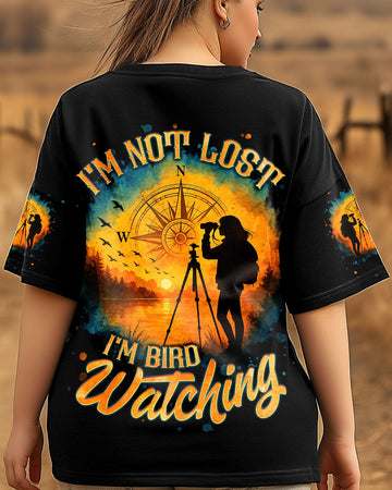 I'M NOT LOST I'M BIRD WATCHING ALL OVER PRINT - TLNT2305251