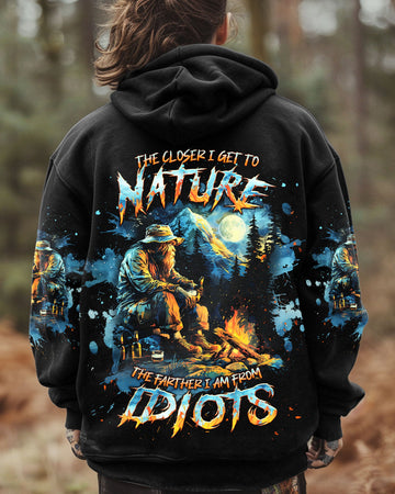 THE CLOSER I GET TO NATURE BIGFOOT ALL OVER PRINT - TLNT2509241