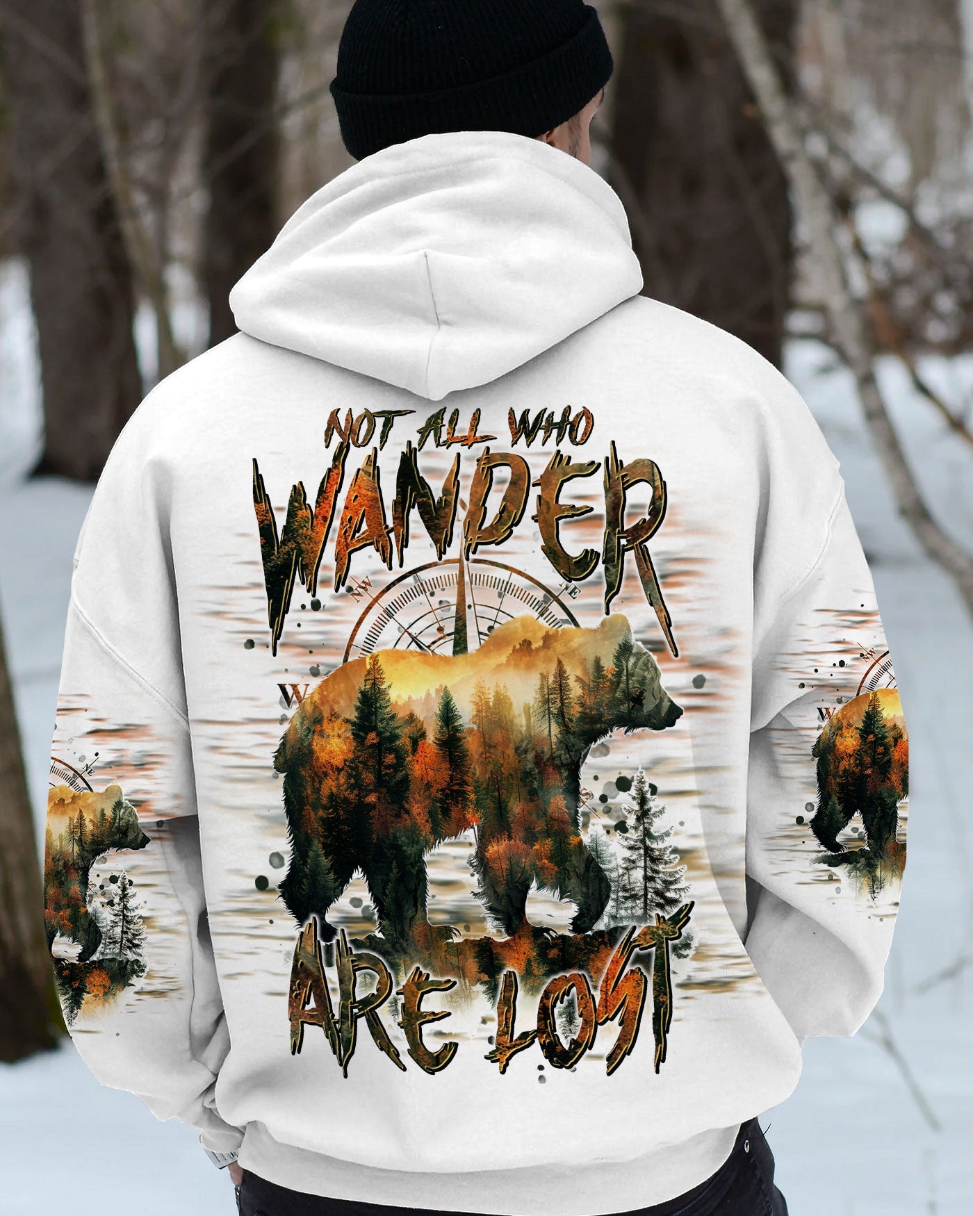 NOT ALL WHO WANDER ARE LOST BEAR HUNTING ALL OVER PRINT - TLNT1112244