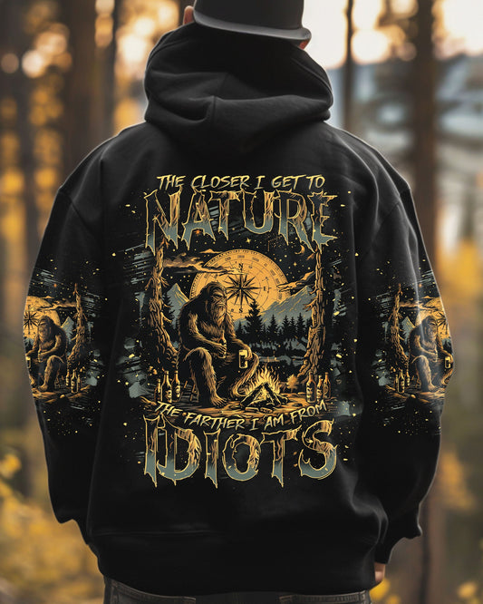 THE CLOSER I GET TO NATURE BIGFOOT ALL OVER PRINT - TLNT2511242